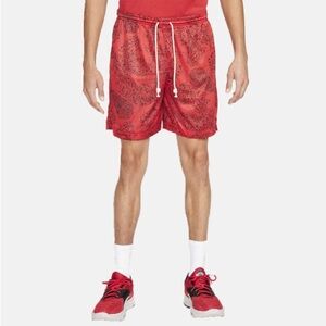 NIKE LOOSE FIT MID THIGH LENGTH REVERSIBLE DRI FIT BASKETBALL SHORTS NEW